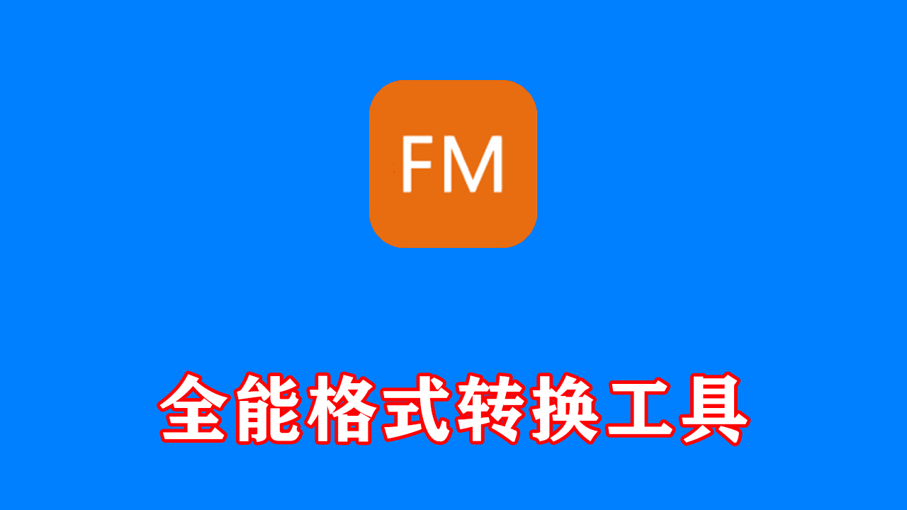 全能格式转换工具 格式大师 FormatMaster v1.0.0